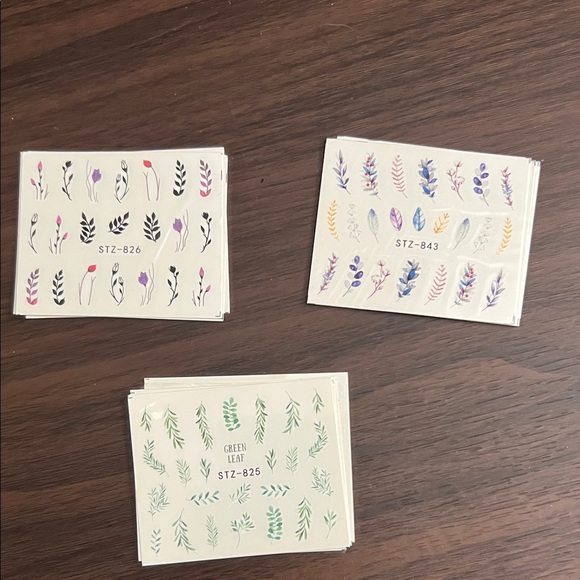 Bundle of water transfer nail stickers - Picture 1 of 4